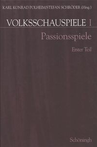 Produktbild: Passionsspiele. Erster Teil
