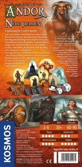 KOSMOS - Die Legenden von Andor - Neue Helden - Ergänzung für 5 - 6 Spieler