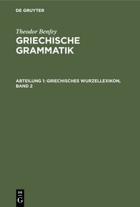 Produktbild: Griechisches Wurzellexikon, Band 2