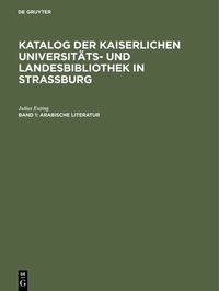 Produktbild: Arabische Literatur