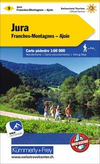 Produktbild: K&uuml;mmerly+Frey Wanderkarte 3 Jura 1:60.000