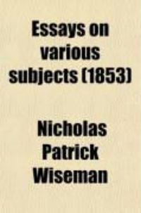 Produktbild: Essays on Various Subjects (Volume 3)