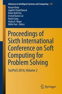 Produktbild: Proceedings of Sixth International Conference on Soft Computing for Problem Solving