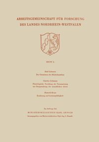 Produktbild: Der Chemismus der Muskelmaschine. Physiologische Forschung als Voraussetzung zur Bestgestaltung der menschlichen Arbeit. Ern&auml;hrung und Leistungsf&auml;higk