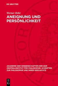 Produktbild: Aneignung und Pers&ouml;nlichkeit