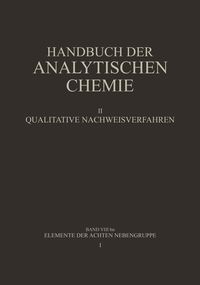 Produktbild: Elemente der Achten Nebengruppe