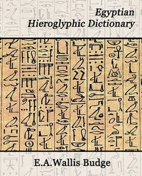 Produktbild: Egyptian Hieroglyphic Dictionary