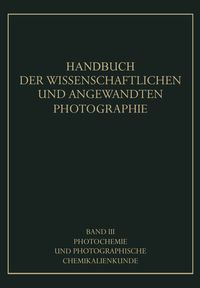 Produktbild: Photochemie und Photographische Chemikalienkunde