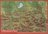 Produktbild: Markgraf, A: Reliefpostkarte Chiemgauer Alpen