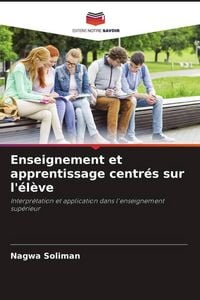 Produktbild: Enseignement et apprentissage centr&eacute;s sur l'&eacute;l&egrave;ve