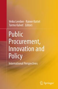 Produktbild: Public Procurement, Innovation and Policy