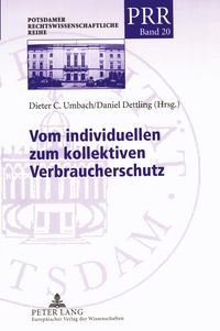 Produktbild: Vom individuellen zum kollektiven Verbraucherschutz