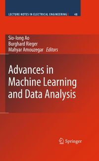 Produktbild: Advances in Machine Learning and Data Analysis