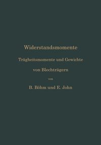 Produktbild: Widerstandsmomente