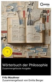 Produktbild: W&ouml;rterbuch der Philosophie (Zusammengefasste Ausgabe)