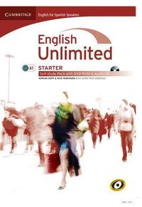Produktbild: English Unlimited for Spanish Speakers Starter Self-study Pack (Workbook with DVD-ROM and Audio CD)