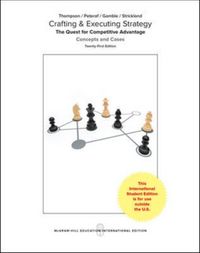 Produktbild: Thompson, A: Crafting & Executing Strategy: The Quest for Co