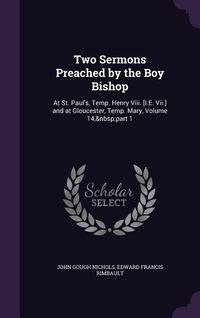 Produktbild: Two Sermons Preached by the Boy Bishop