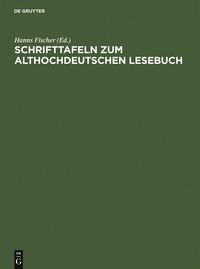 Produktbild: Schrifttafeln zum althochdeutschen Lesebuch