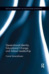 Produktbild: Stone-Johnson, C: Generational Identity, Educational Change,