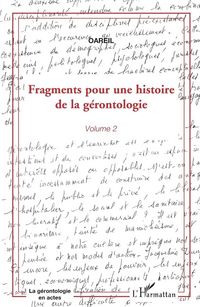 Produktbild: Fragments pour une histoire de la g&eacute;rontologie
