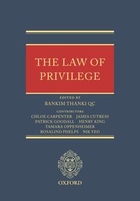 Produktbild: The Law of Privilege
