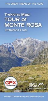 Produktbild: Tour of Monte Rosa Trekking Map