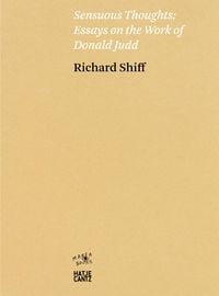 Produktbild: Richard Shiff. Sensuous Thoughts