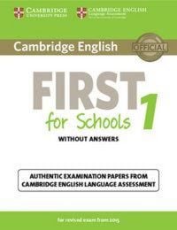 Produktbild: Cambridge English First for Schools 1 for Revised Exam from 2015 Student's Book without Answers