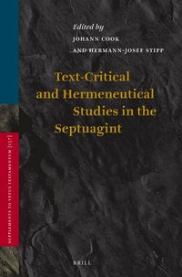 Produktbild: Text-Critical and Hermeneutical Studies in the Septuagint