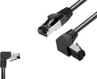 Produktbild: BKL Electronic 144017 RJ45 Patchkabel CAT 8.1 S/FTP 1m Schwarz Halogenfrei 1St.