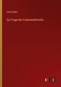Produktbild: Zur Frage des Frauenwahlrechts