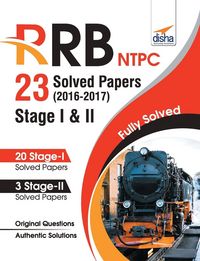 Produktbild: RRB NTPC 23 Solved Papers 2016-17 Stage I & II English Edition