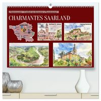 Produktbild: Charmantes Saarland (hochwertiger Premium Wandkalender 2027 DIN A2 quer), Kunstdruck in Hochglanz