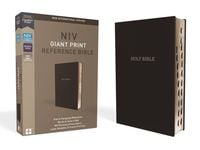 Produktbild: NIV, Reference Bible, Giant Print, Leather-Look, Black, Red Letter Edition, Indexed, Comfort Print