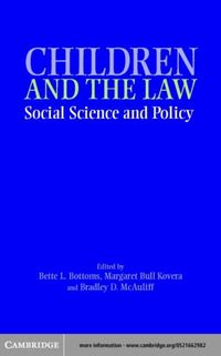 Produktbild: Children, Social Science, and the Law