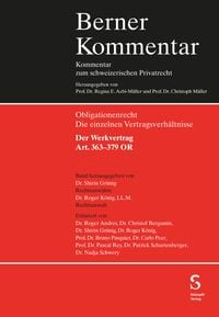 Produktbild: Der Werkvertrag Art. 363&ndash;379 OR