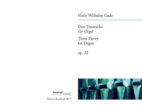 Produktbild: Gade, N: Drei Tonst&uuml;cke f&uuml;r Orgel op. 22