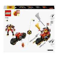 LEGO NINJAGO 71783 Kais Mech-Bike EVO, Ninja Motorrad Spielzeug