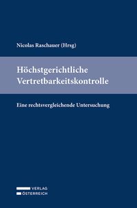 Produktbild: H&ouml;chstgerichtliche Vertretbarkeitskontrolle
