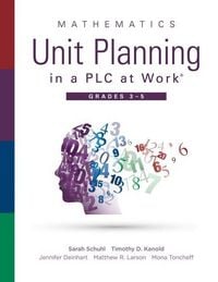 Produktbild: Mathematics Unit Planning in a PLC at Work(r), Grades 3--5