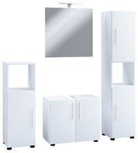 Produktbild: 4-tlg. Badm&ouml;bel Set Komplett Badschrank Flandu II