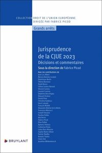 Produktbild: Jurisprudence de la CJUE 2023 : d&eacute;cisions et commentaires