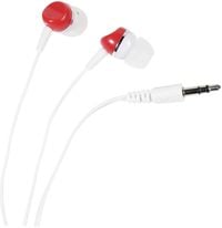 Produktbild: Vivanco SR 3 RED In Ear Kopfhörer kabelgebunden Weiß, Rot