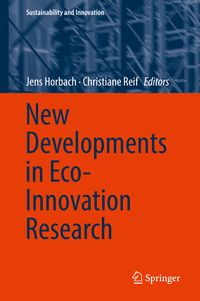 Bild vom Artikel New Developments in Eco-Innovation Research vom Autor Jens Horbach