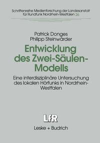 Produktbild: Entwicklung des Zwei-S&auml;ulen-Modells