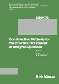Produktbild: Constructive Methods for the Practical Treatment of Integral Equations