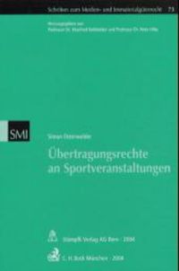 Produktbild: &Uuml;bertragungsrechte an Sportveranstaltungen
