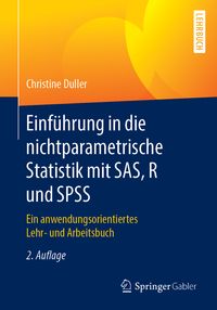 Produktbild: Einf&uuml;hrung in die nichtparametrische Statistik mit SAS, R und SPSS