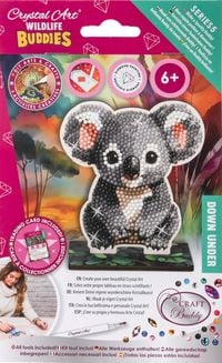 Produktbild: Craft Buddy CAFGR-31GEN057 - Crystal Art Wildlife Buddies, Down Under, Koala, Serie 5, Diamond Painting